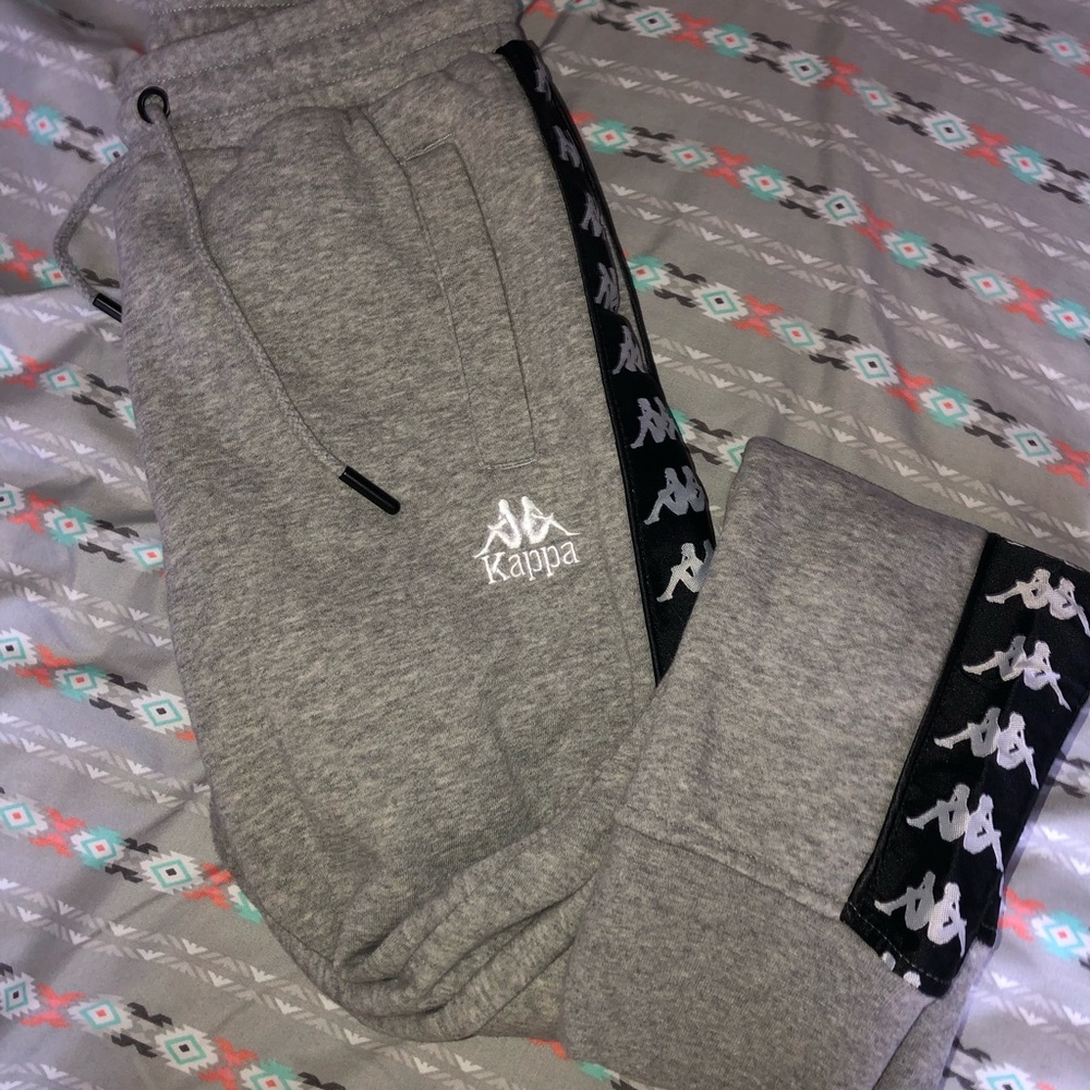Grey sweatpants